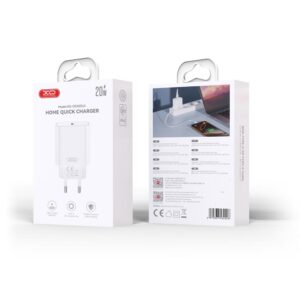 XO sieninis įkroviklis CE32 PD 20W 1x USB-C baltas - Image 2
