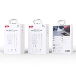 XO sieninis įkroviklis CE32 PD 20W 1x USB-C baltas - Image 3