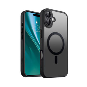 Etteri Matt Mag dėklas, skirtas Apple iPhone 16 6,1" juodas
