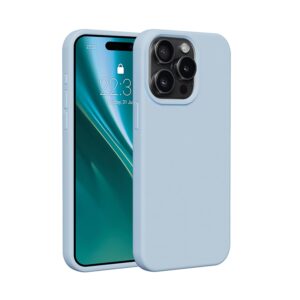 Etteri silikoninis dėklas Apple iPhone 12 / 12 Pro 6,1" šviesiai mėlynas