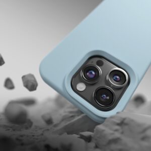 Etteri silikoninis dėklas Apple iPhone 12 / 12 Pro 6,1" šviesiai mėlynas - Image 6