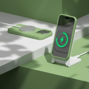 Etteri silikoninis dėklas Apple iPhone 12 / 12 Pro 6,1" šviesiai žalias - Image 5