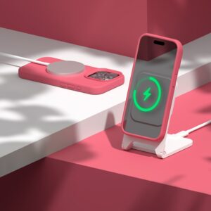 Etteri silikoninis dėklas Apple iPhone 12 / 12 Pro 6,1" aviečių spalvos - Image 5