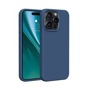 Etteri silikoninis dėklas Apple iPhone 15 Pro 6,1" tamsiai mėlynas