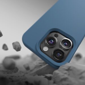 Etteri silikoninis dėklas Apple iPhone 15 Pro 6,1" tamsiai mėlynas - Image 6
