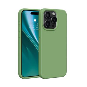Etteri silikoninis dėklas Apple iPhone 15 Pro 6,1" šviesiai žalias