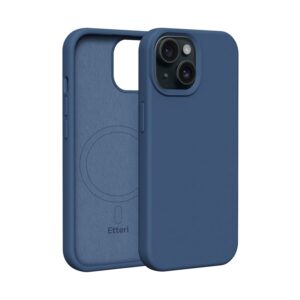Etteri silikoninis Mag dėklas, skirtas Apple iPhone 13 6,1" tamsiai mėlynas