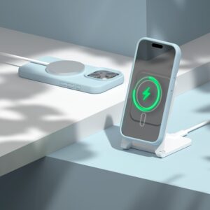 Etteri silikoninis Mag dėklas Apple iPhone 13 6,1" šviesiai mėlynas - Image 5