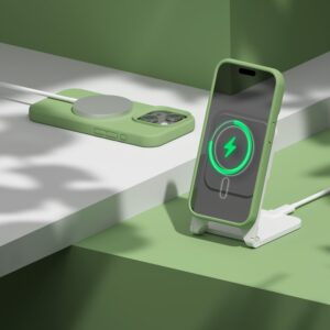 Etteri silikoninis Mag dėklas, skirtas Apple iPhone 14 6,1" šviesiai žalias - Image 5