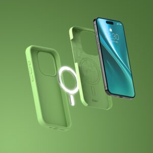 Etteri silikoninis Mag dėklas, skirtas Apple iPhone 14 6,1" šviesiai žalias - Image 9