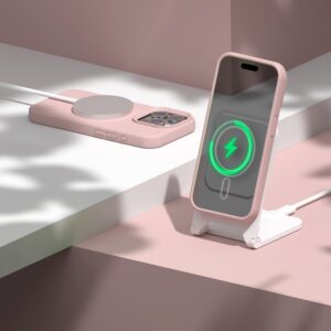 Etteri silikoninis Mag dėklas, skirtas Apple iPhone 15 Pro 6,1", šviesiai rožinis - Image 5