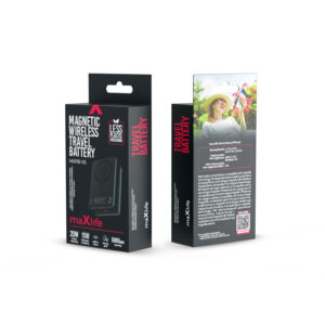Maxlife belaidė išorinė baterija MXPB-05 20W PD 5000 mAh magnetinė juoda - Image 7