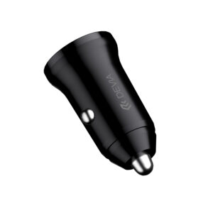 Devia automobilinis įkroviklis Smart Mini PD QC 3.0 30W 1x USB 1x USB-C baltas - Image 2