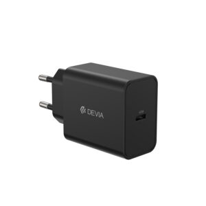 Devia sieninis įkroviklis Rocket PD 45W 1x USB-C juodas