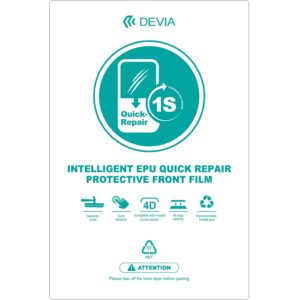 Devia EPU apsauginės plėvelės rinkinys greitam pjaustymui pjaustymo staklėmis, 20 vnt., išmaniųjų telefonų LCD ekranams