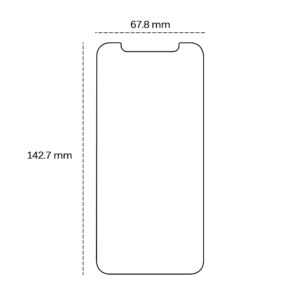 Grūdintas stiklas 2,5D, skirtas Apple iPhone 13 / 13 Pro 6.1" / 14 / 16e / 17e 6,1" - Image 2