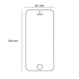 2,5D grūdintas stiklas Apple iPhone 5 / 5S / 5C / SE - Image 2