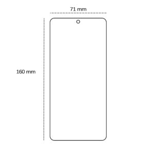 Grūdintas stiklas 2,5D, skirtas Motorola Moto G35 5G - Image 2