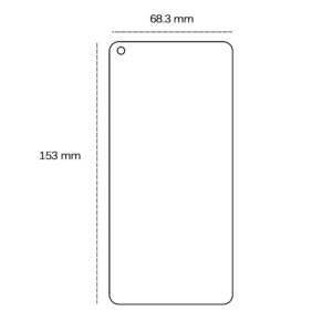 Grūdintas stiklas 2,5D, skirtas Oppo Reno 5 4G / Reno 5 5G / Reno 5K 5G / Find X3 Lite - Image 2