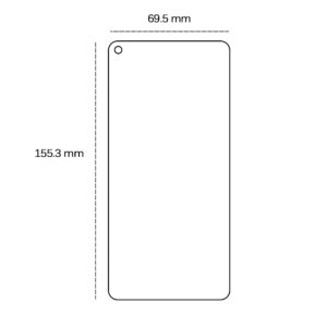 2,5D grūdintas stiklas Realme 8 5G - Image 2