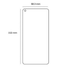 Grūdintas stiklas 2,5D, skirtas Oppo Reno 7 5G - Image 2
