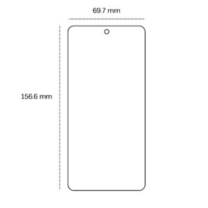 Grūdintas stiklas 2,5D, skirtas Oppo A79 5G - Image 2