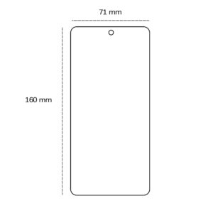 Grūdintas stiklas 2,5D, skirtas Realme 12 5G - Image 2