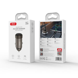 XO automobilinis įkroviklis CC70 PD 30W 1x USB-C juodas - Image 2