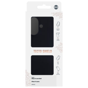 Satin Flex Apple iPhone 16 dėklas, juodas - Image 3