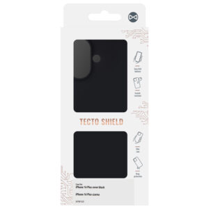 Satin Flex Apple iPhone 16 Plus dėklas, juodas - Image 3