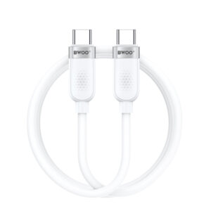 BWOO 65W laidas USB-C - USB-C 1m baltas