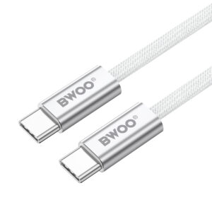 BWOO 240W pintas laidas USB-C – USB-C BO-X317C-C 1m baltas - Image 2