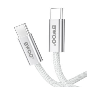 BWOO 240W pintas laidas USB-C – USB-C BO-X317C-C 1m baltas - Image 3