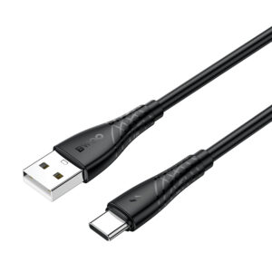 BWOO USB - USB-C laidas 1m 27W 3A juodas BO-X318C - Image 2