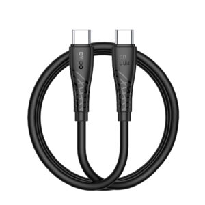BWOO 60W laidas USB-C - USB-C BO-X318 1m juodas