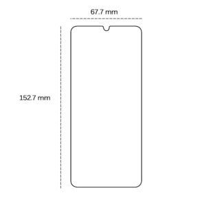 Grūdintas stiklas 2,5D, skirtas Samsung Galaxy A33 5G - Image 2