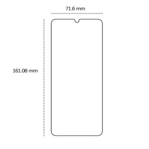 2,5D grūdintas stiklas Samsung Galaxy A06 4G / 5G - Image 2
