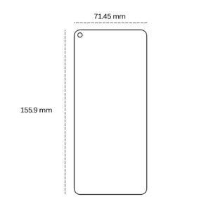 Grūdintas stiklas 2,5D, skirtas Xiaomi Redmi Note 9 / 9 5G / 10X 4G - Image 2