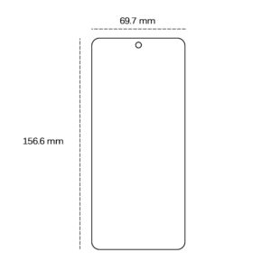 Grūdintas stiklas 2,5D, skirtas Xiaomi Poco X3 / X3 NFC / X3 Pro / Redmi Note 10 Pro - Image 2