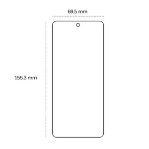 Grūdintas stiklas 2,5D, skirtas Xiaomi Redmi Note 10 5G / Poco M3 Pro / M3 Pro 5G - Image 2