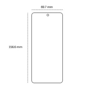 Grūdintas stiklas 2,5D, skirtas Poco X5 Pro 5G - Image 2