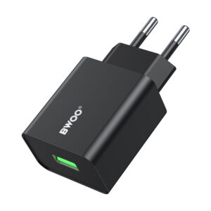 BWOO sieninis įkroviklis CDA249 5V 2,4A USB-A, juodas - Image 3