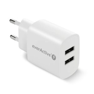 Tinklo įkroviklis EVERACTIVE 2× USB 2,4 A, baltas - Image 3