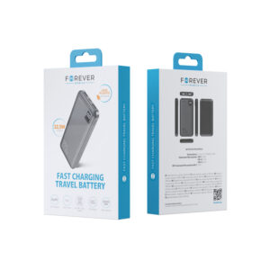 Forever išorinė baterija TB-300M PD QC 22,5W 10000 mAh juoda - Image 11