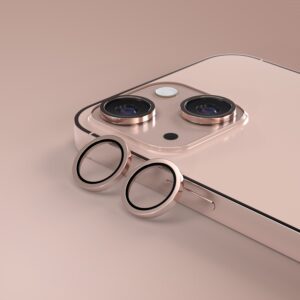 Etteri kameros objektyvo apsauga, skirta Apple iPhone 13 / 13 Mini, rožinė - Image 3