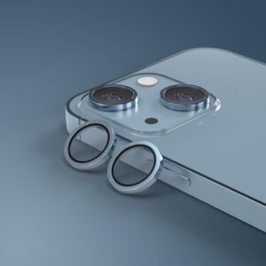 Etteri kameros objektyvo apsauga, skirta Apple iPhone 14 / 14 Plus, mėlyna - Image 3