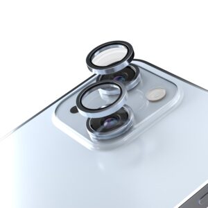 Etteri kameros objektyvo apsauga, skirta Apple iPhone 15 / 15 Plus, mėlyna