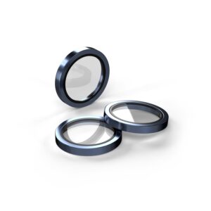 Etteri kameros objektyvo apsauga, skirta iPhone 15 Pro / 15 Pro Max, tamsiai mėlyna - Image 2