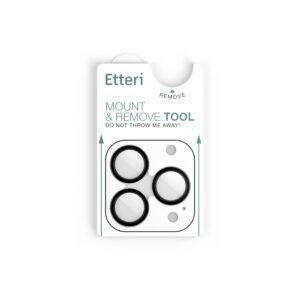 Etteri kameros objektyvo apsauga, skirta Apple iPhone 16 Pro / 16 Pro Max, juoda - Image 5
