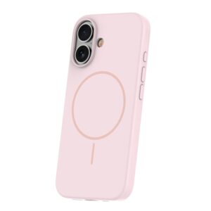 Plonas silikoninis Mag dėklas, skirtas Apple iPhone 16 Pro Max 6,9", šviesiai rožinis - Image 2